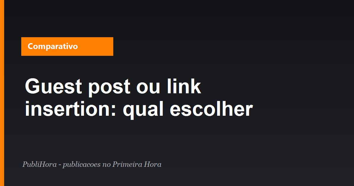 Capa: guest post ou link insertion